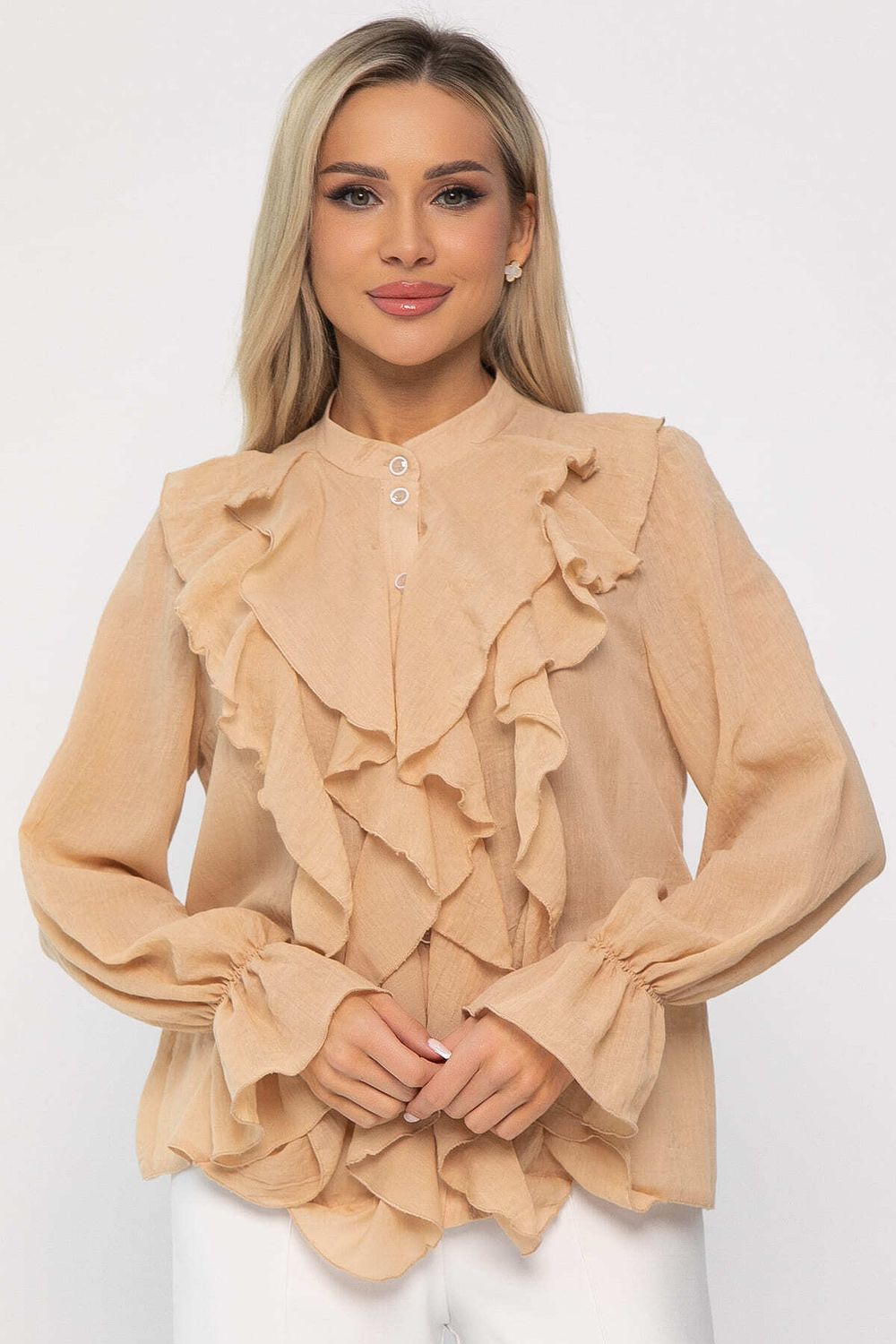 Блуза Розалинда (бежевая) Б13687-5М LT Collection
