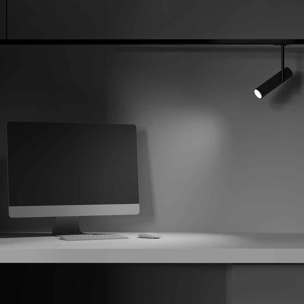 Трековый светильник Maytoni Elti TR005-1-GU10-B