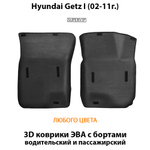 передние eva коврики в салон авто для hyundai getz от supervip