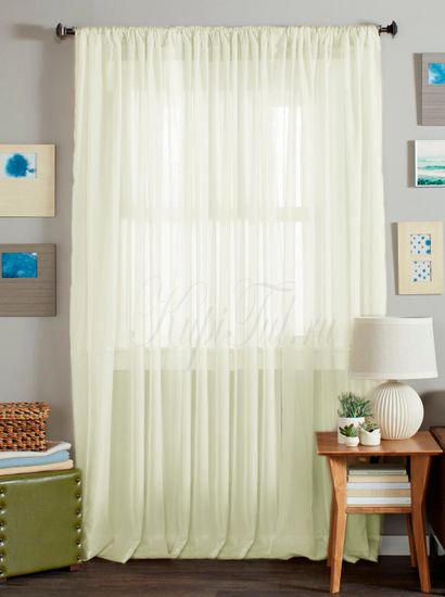 Готовый тюль вуаль Classic Voile (creme)