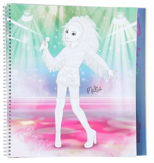 TOPModel POPSTAR Colouring Book