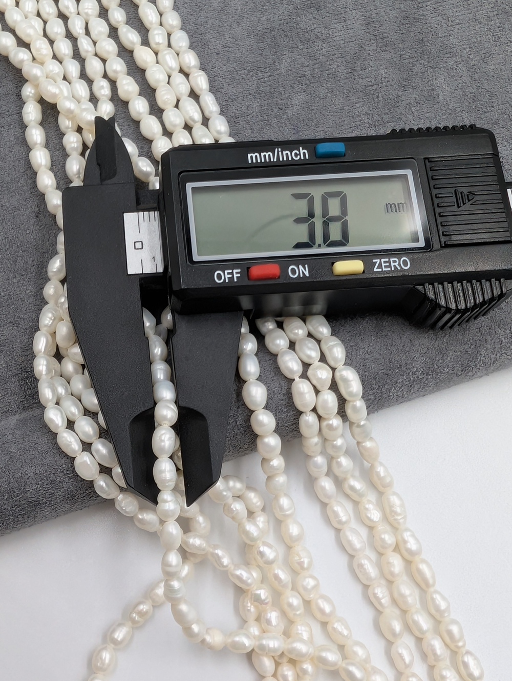 Жемчуг натуральный 3.5-3.8мм