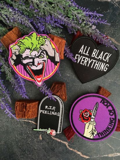 Нашивка термоаппликация на одежду и на рюкзак. Thinking of you