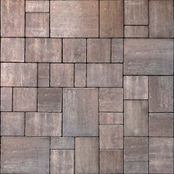 Тротуарная плитка МЮНХЕН - Листопад гладкий Хаски, комплект из 4 видов плит