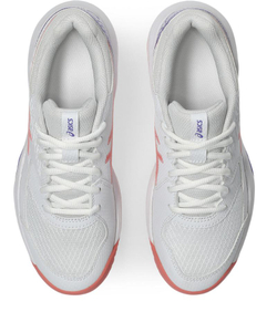 Женские кросовки для Padel Asics Gel-Dedicate 8 Padel - white/guava