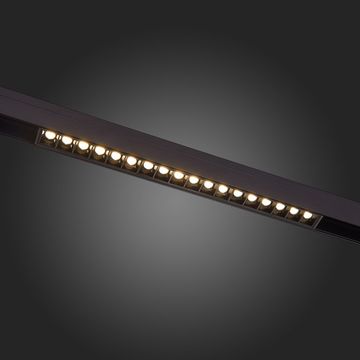 ST361.446.18.DIM Магнитный трековый светильник Черный LED 1*18W 4000K 1407Lm Ra&gt;90 36о IP20 L331xW22 SKYLINE 48