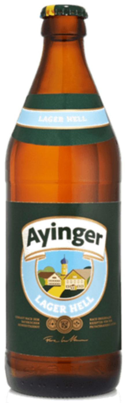 Пиво Айингер Лагер Хелль / Ayinger Lager Hell 0.5 - стекло