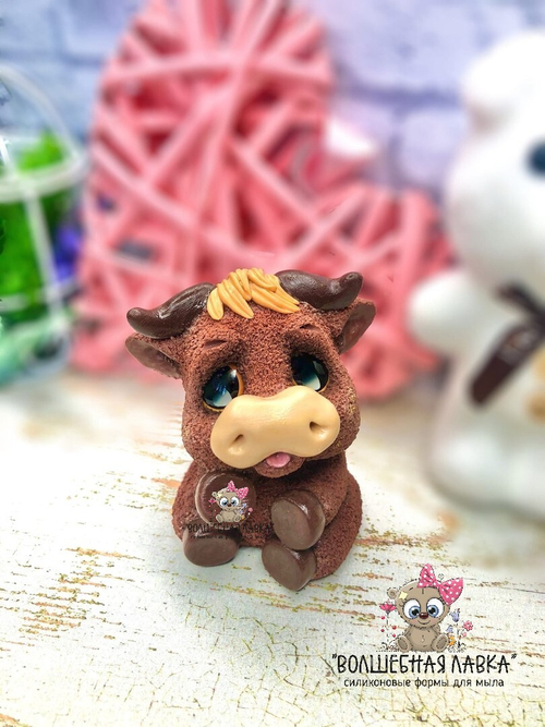 Силиконовая форма Бычок