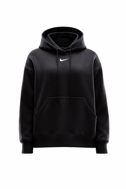 Женская теннисная куртка Nike Sportwear Phoenix Fleece - black/sail