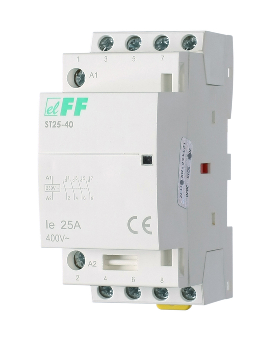 Контактор модульный ST-25-40 25А 4NO F&F