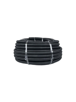 Труба гофрированная ПНД d32мм с протяжкой черн. (уп.50м) Plast PROxima EKF tpnd-32n