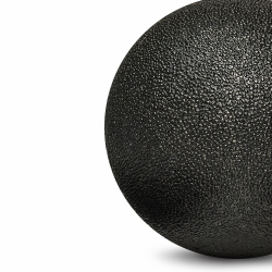 Шар массажный одинарный 10 см черный