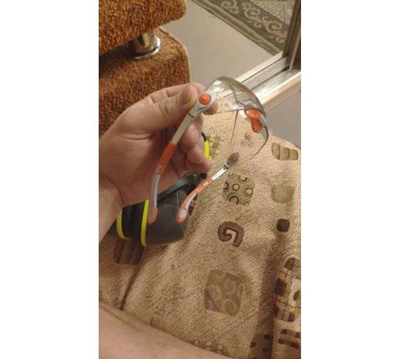 Открытые защитные очки Delta Plus VULCANO2 с прозрачной линзой VULC2ORIN