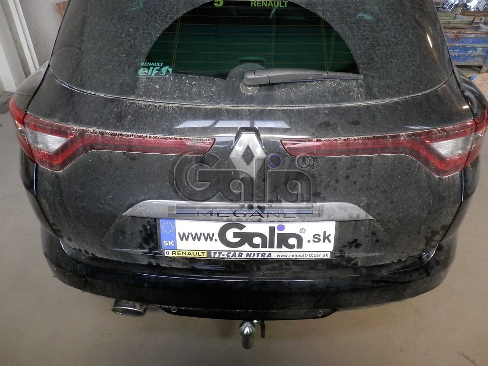 Фаркоп оцинкованный Galia R098A для Renault Megane GrandTour универсал 2016-(паспорт и сертификат в комплекте)(без электрики)