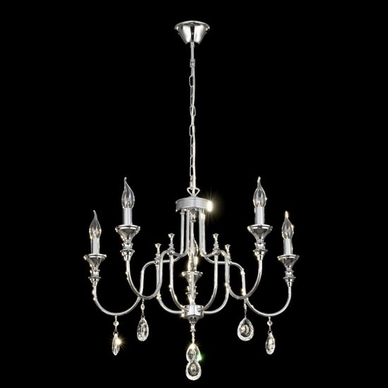 CL437151 Рига Хром Св-к Люстра