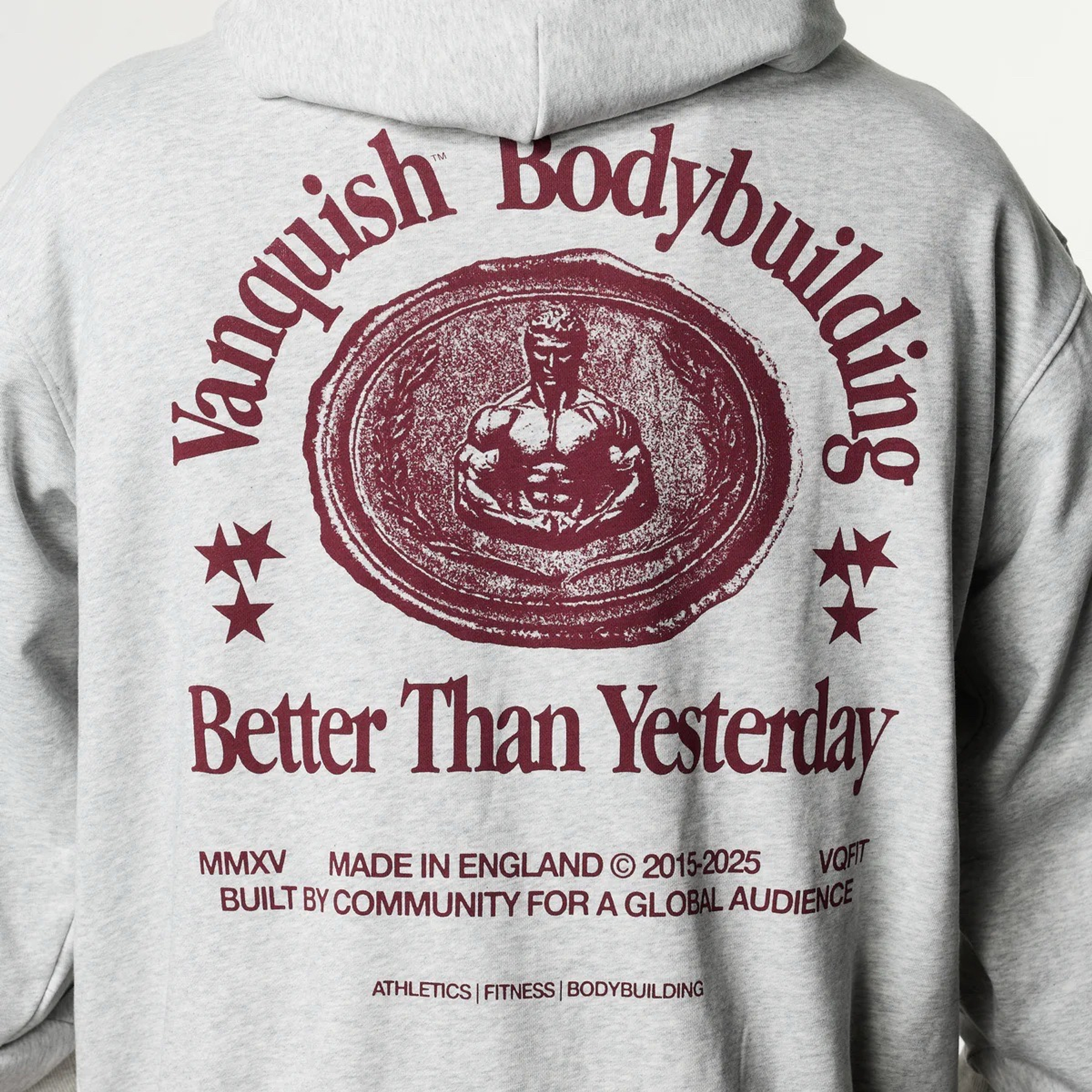 Толстовка VANQUISH Heritage Zip Hoodie Grey