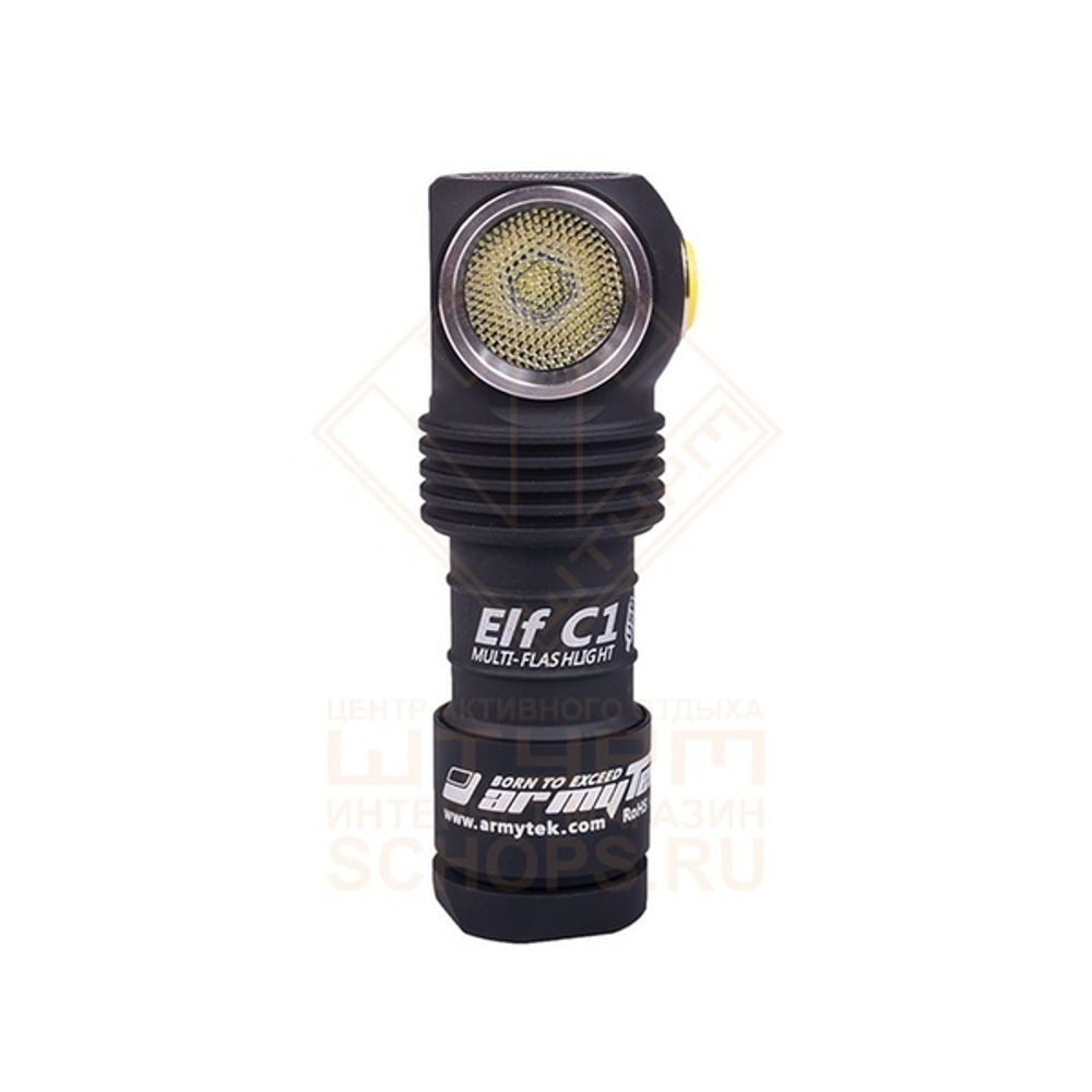 Фонарь налобный Armytek Elf C1 Micro-USB, Холодный