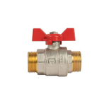 Кран шаровый НР 3/4" бабочка HLV