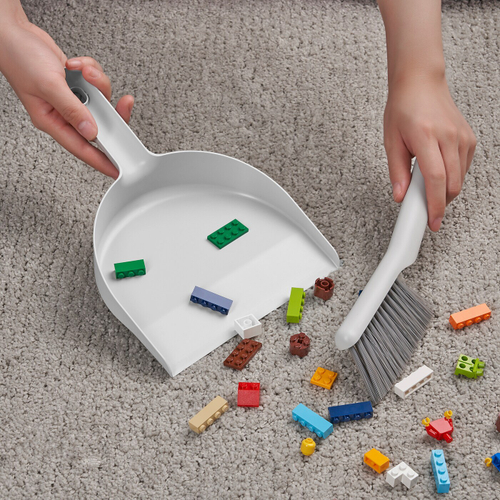 Набор для уборки IKEA PEPPRIG (ПЕППРИГ), Серый, 8х26 см