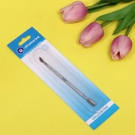 Шабер для удаления кутикулы на блистере «Ультрамарин», цвет серебро, 12см✦