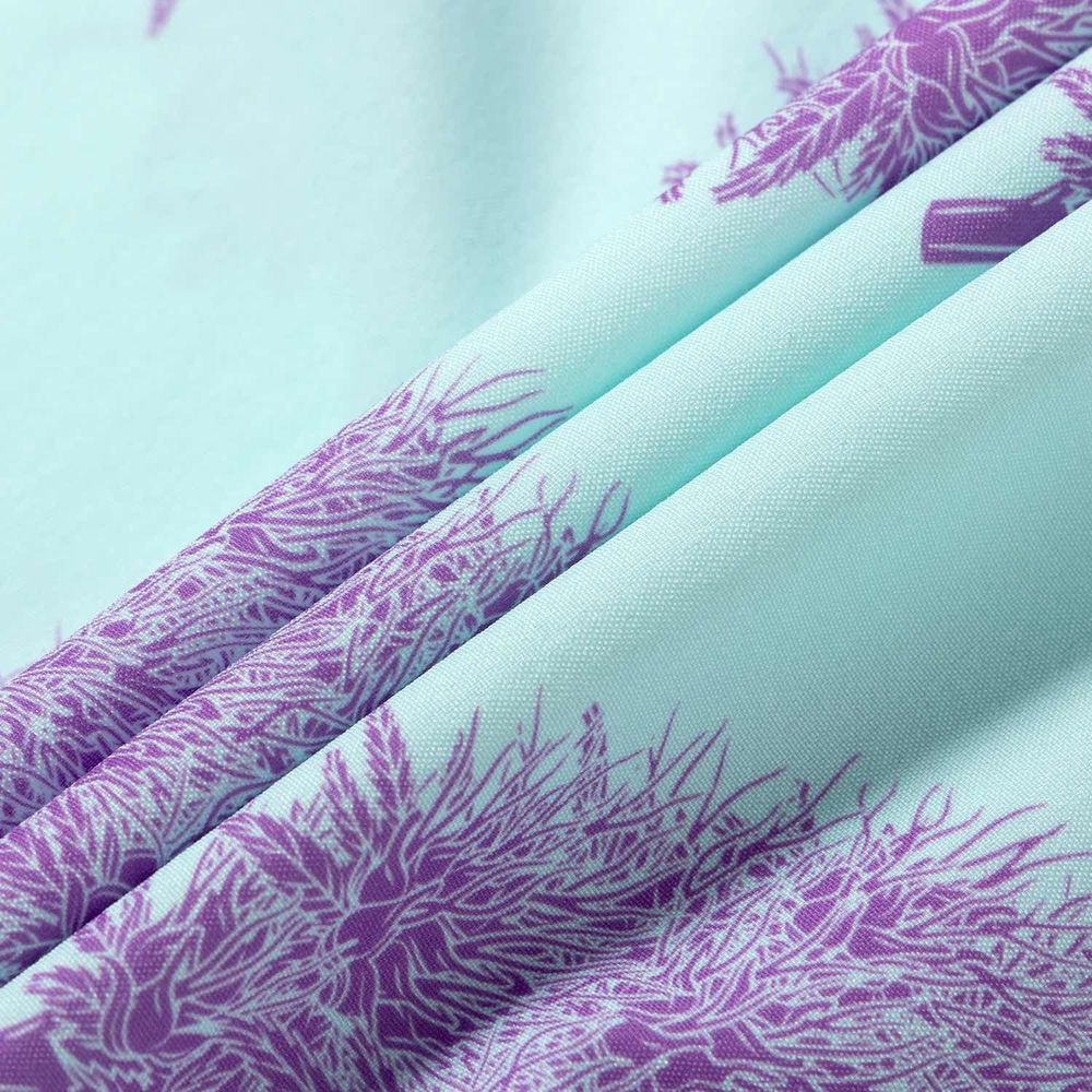 Рубашка YMKASHIX California Flower Голубая