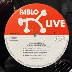 Винтажная виниловая пластинка LP Oscar Peterson Digital At Montreux (Japan 1981) (Obi)