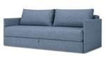 Диван Коя Лайт Strong Plus 09 208*94*80 см, Синий Рогожка Еврокнижка Фиеста