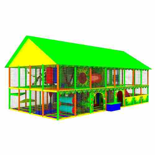 Детский игровой лабиринт с крышей «Кристалл» 9,84×4,92×4,3 м