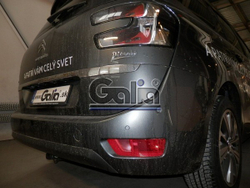 Фаркоп оцинкованный Galia C068A для Citroen C4 Picasso, C4 Grand Picasso 2013-, Peugeot 308 хетчбек, универсал 2013-(паспорт и сертификат в комплекте)(без электрики)