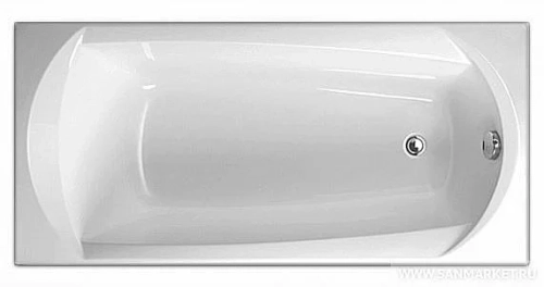 Ванна акриловая Vagnerplast Ebony 160x75