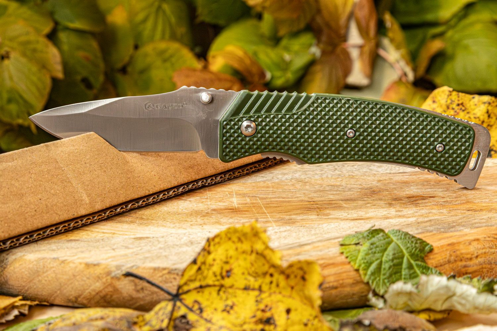 Нож туристический Ganzo G618 зеленый