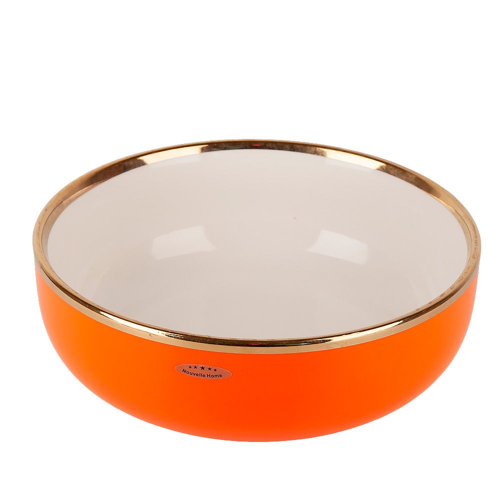 Салатник "Royal line.Orange" 20,5*20,5*7,5см. v=1510мл. (min4) (транспортная упаковка)