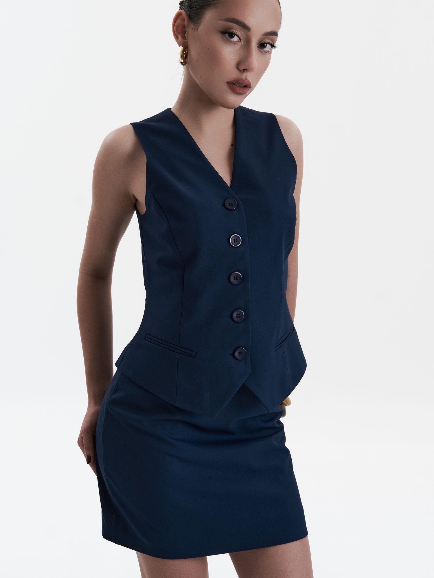 Жилет «Cruise» в темно-синем цвете