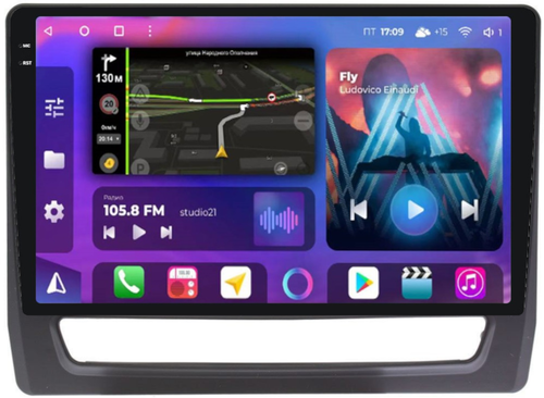 Магнитола для Mitsubishi ASX 2020+ (ШГУ 8", рамка тип 1) - FarCar S500-TS10 монитор 10.36" QLED на Android 14, Быстрая, CarPlay, 4G SIM-слот
