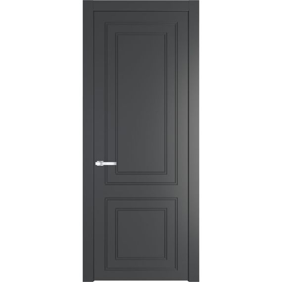 Фото межкомнатная дверь эмаль Profil Doors 27PW графит глухая