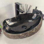 Раковина из речного камня RS-64981 50*31*15 0861