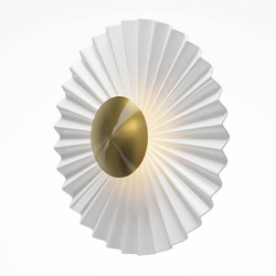 Элегантный светильник в двух размерах 25 и 30 см в белом цвете с латунными вставками 🤍