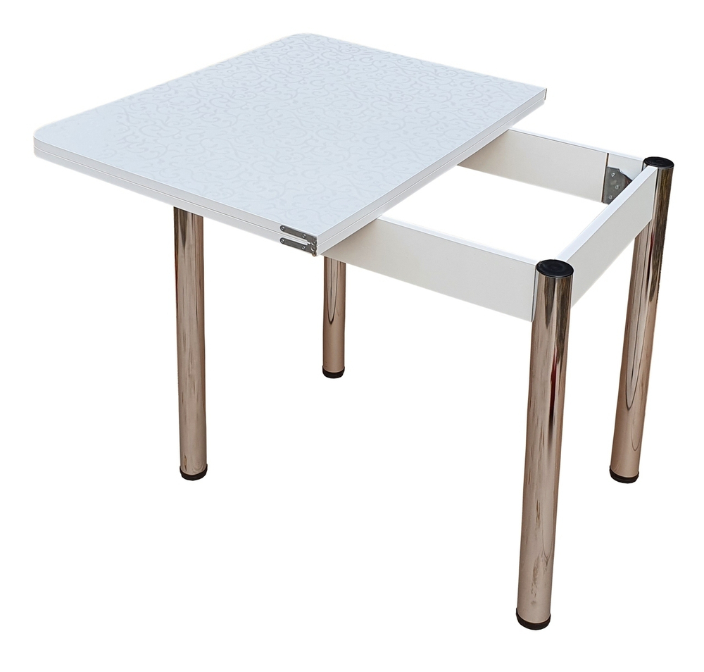 Обеденный стол поворотно-раскладной с пластиковым покрытием СТД10 800*600(1200)