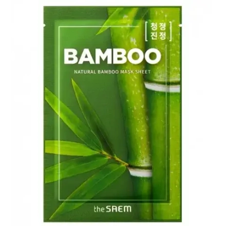 Маска тканевая с экстрактом бамбука The Saem Natural Bamboo Mask Sheet, 21 мл