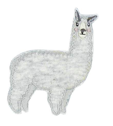 Термоаппликация "Лама", 4,6 x 3,6 см , 1 шт, 100% полиэстер (10013160/300819/0337387/1_Китай)