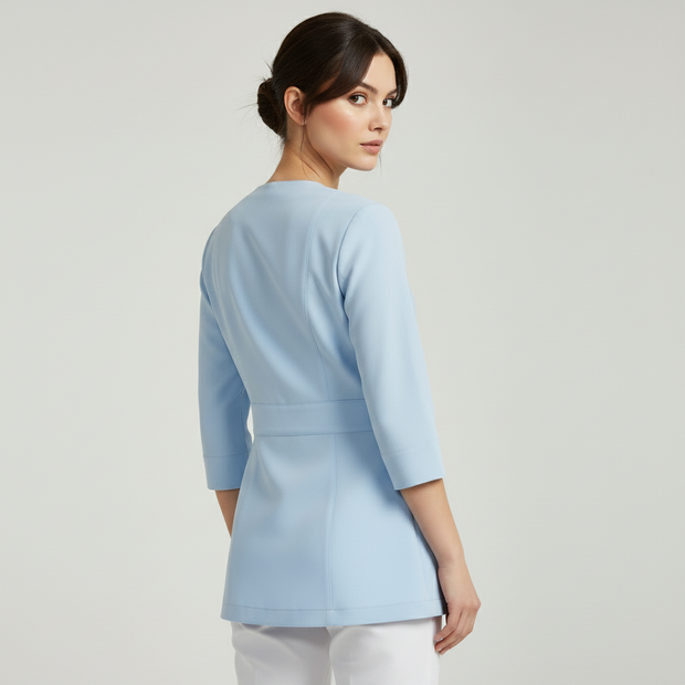 Медицинский женский жакет "Монстерра" new