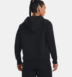 Женская флисовая толстовка Under Armour UA Rival Fleece Hoodie-BLK