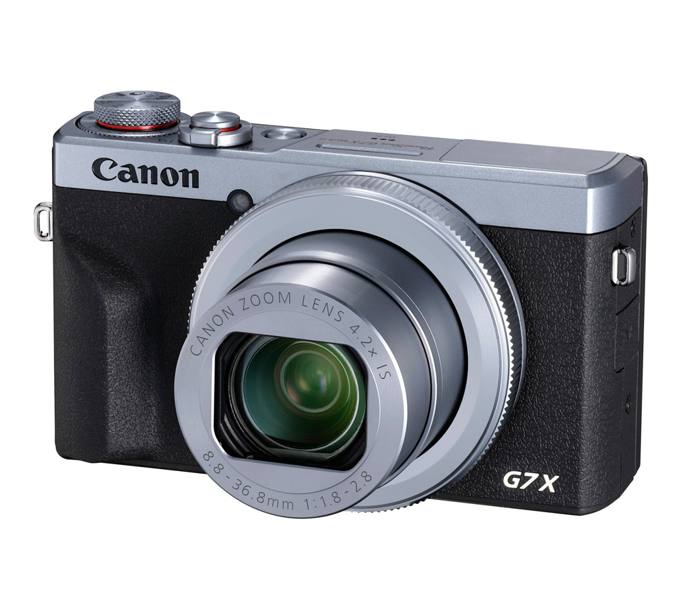 Компактный фотоаппарат Canon PowerShot G7 X Mark III, серебристый