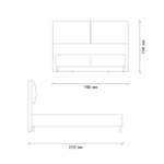 Основание с ящиком 150x200 ENZAHOME LORETO EH57685