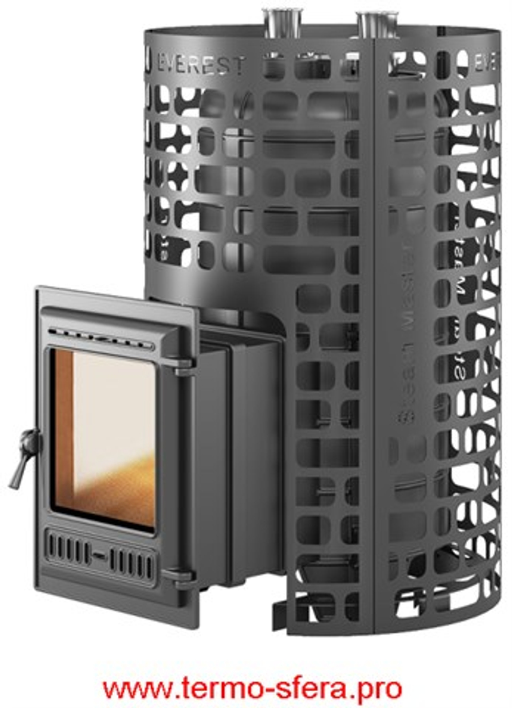Печь для бани Эверест "Steam Master" 38 (320) ЧУГУН