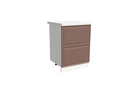 Кухня Модуль ШН2Я 600 Ликата / Пудрово-розовый