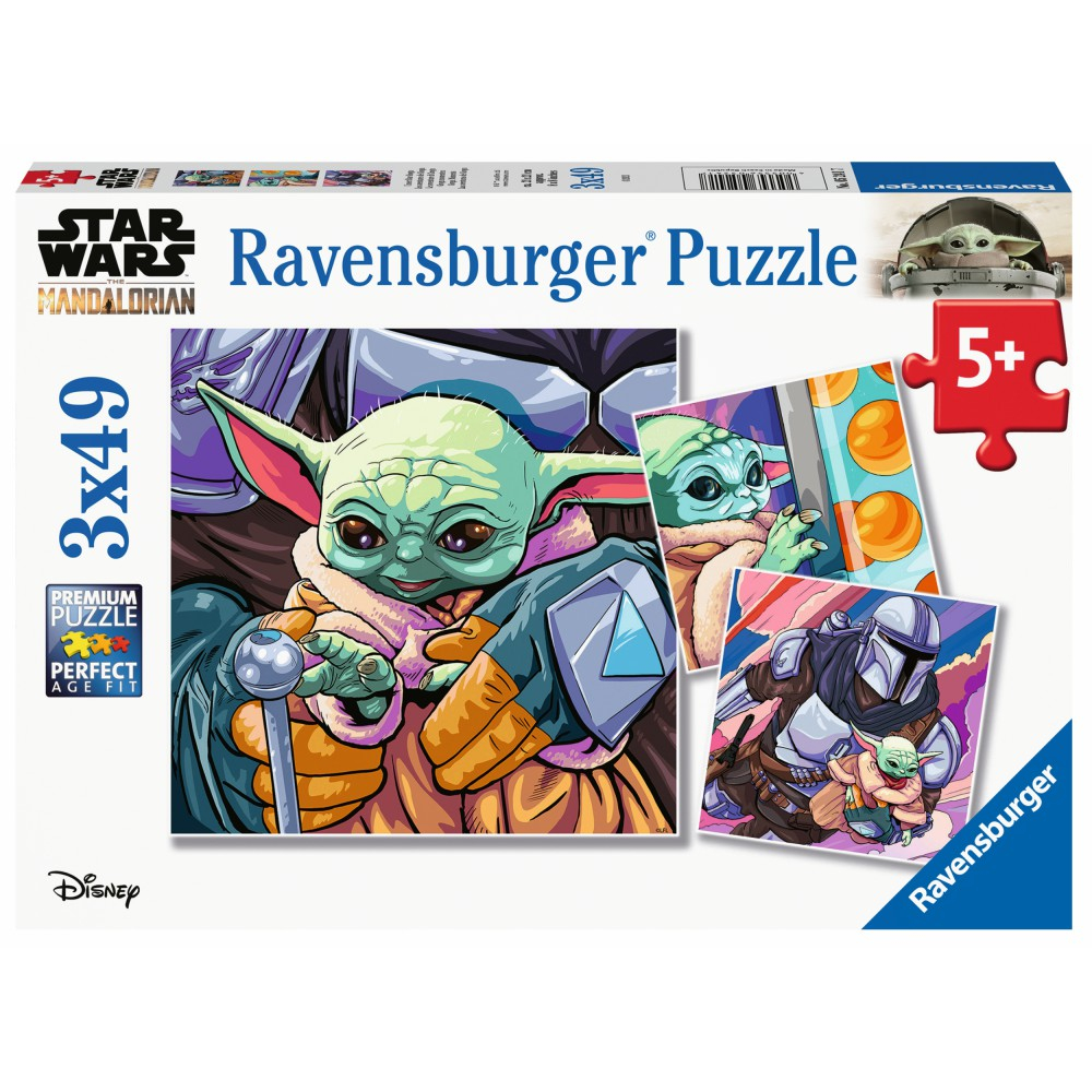 Пазл Ravensburger 052417 Мандалорец 3x49 элементов 052417 — фото 1