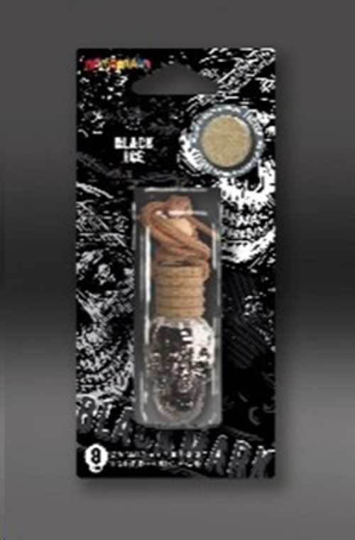 Ароматизатор подвесной  Aroma Glass  линейки  Black Mark  Black Ice 8 мл (аромат морской свежести) (FOUETTE)