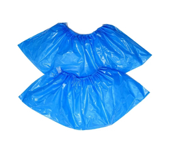 Бахилы Особо Прочные синие (с 2-ой резинкой) в евроблоках (2500 шт.), 50 мкр