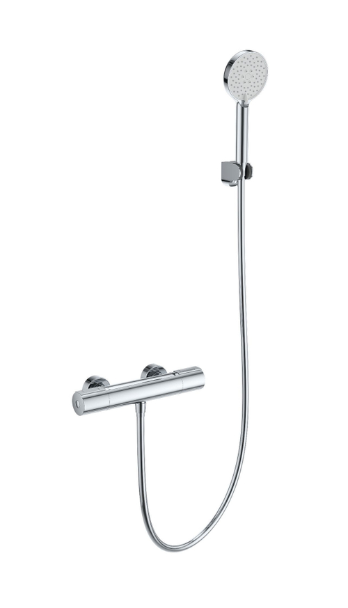 Смеситель для душа с термостатом WONZON & WOGHAND INN 2, Хром (WW-A2006-A-CR)